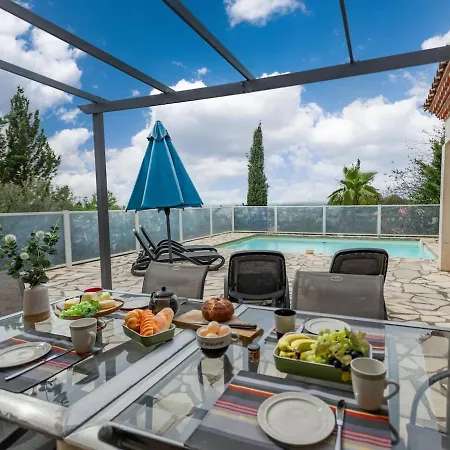 فيلة Le Filon D'or - 8 Persons With Pool And View Oupia